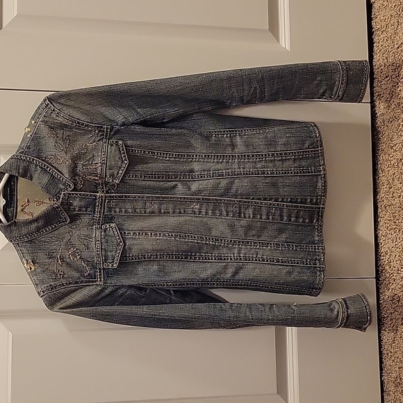 Elie Tahari Jean Jacket - Picture 1 of 2